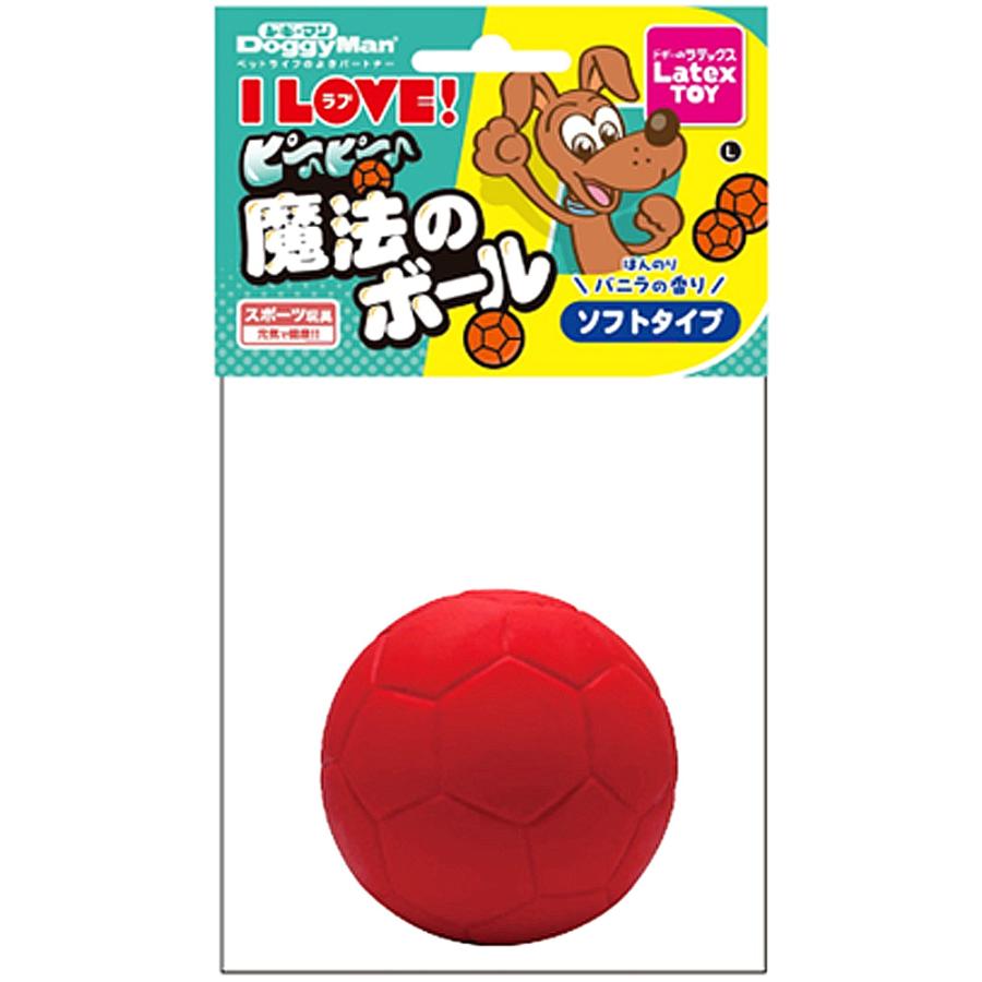 ドギーマン ラテックストイ I LOVEピーピー 魔法のボール