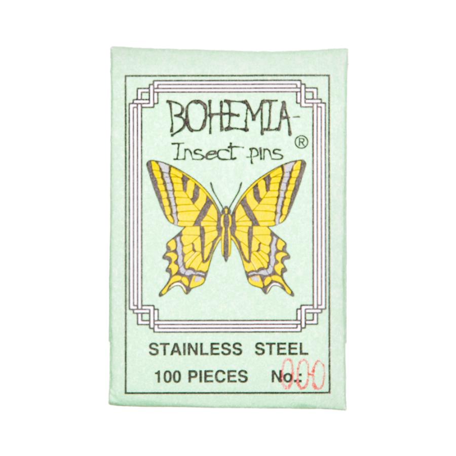 標本針 BOHEMIA InsectPins 000号 100本入り