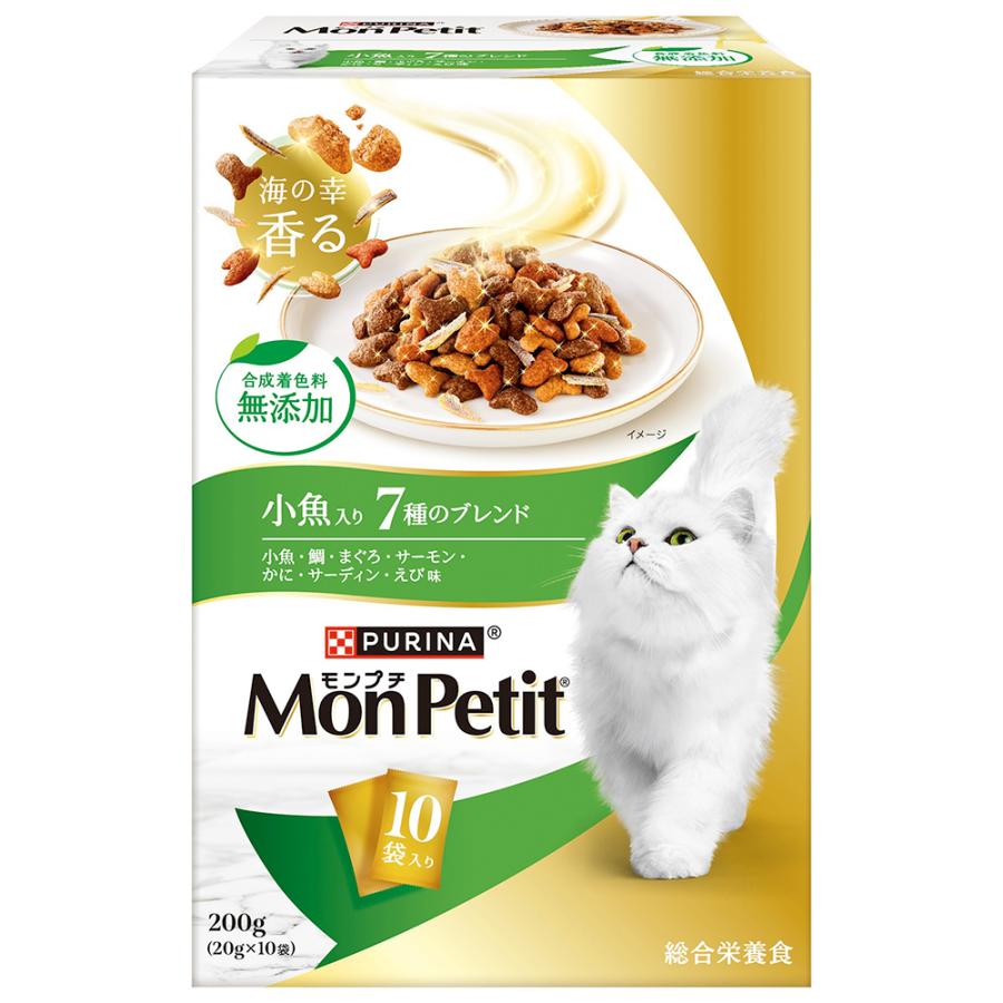 モンプチ ボックス 小魚入り7種のブレンド 200g : チャーム charm