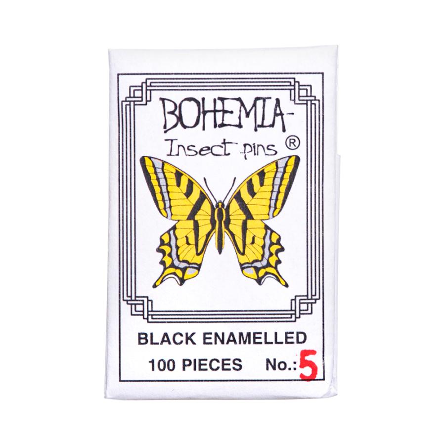 標本針 BOHEMIA InsectPins 5号 ブラックエナメル