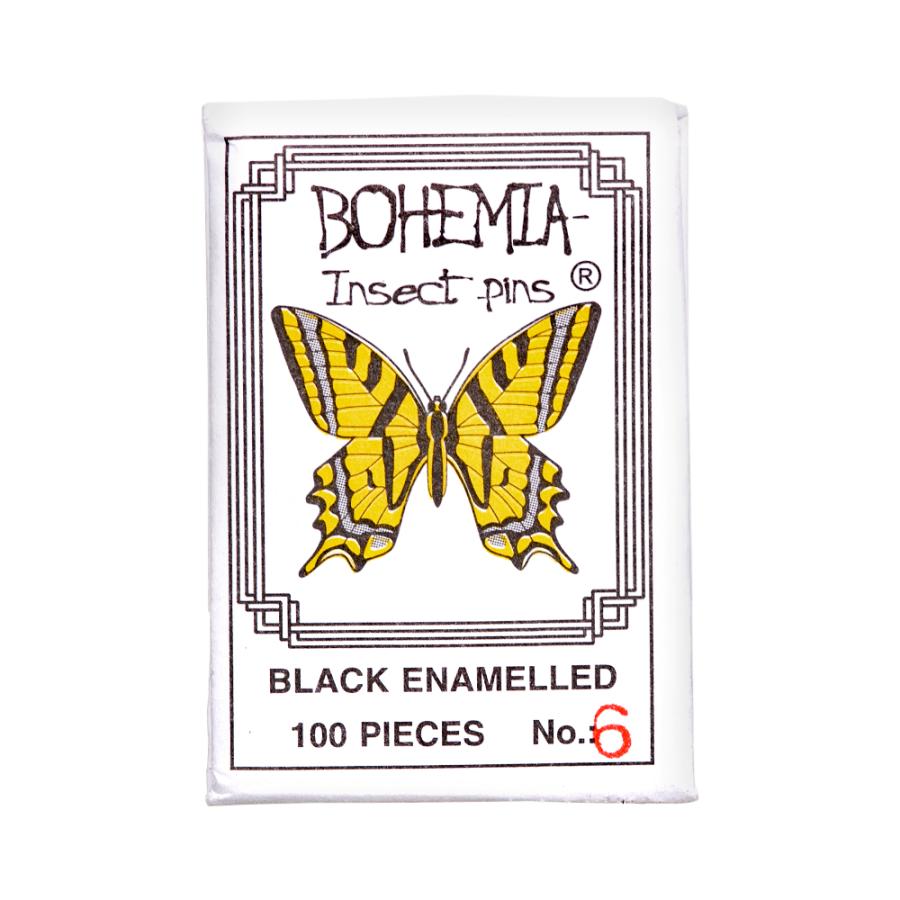標本針 BOHEMIA InsectPins 6号 ブラックエナメル
