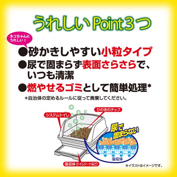 猫砂　クリーンミュウ　木製　国産天然ひのきのチップ　２．７Ｌ　小粒　ひのき　燃やせる　お一人様８点限り |  | 02