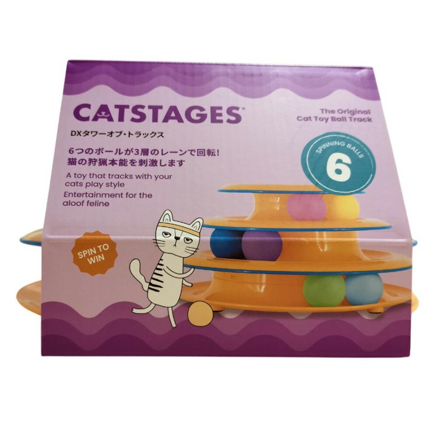 ペットステージ DXタワーオブトラックス 猫 おもちゃ : チャーム