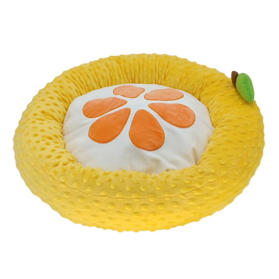 アウトレット品 犬 猫 ベッド トロピカルなラウンドベッド M