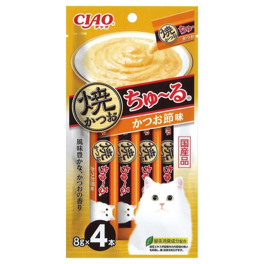 ＣＩＡＯ　焼かつおちゅ〜る　かつお節味　８ｇ×４本