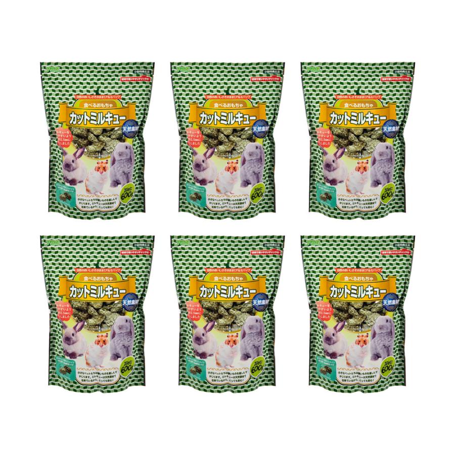 アラタ 食べるおもちゃ カットミルキュー 600g×6 うさぎ