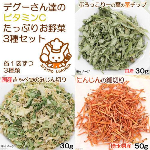 Leaf Corp デグーさん達のビタミンCたっぷりお野菜セット 人気野菜3