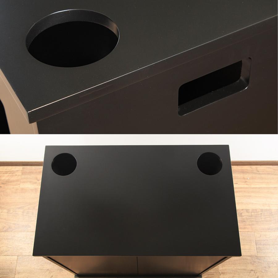 大型）（組立済み）アクロ 水槽台 75×45×80 穴有り 黒 本州四国