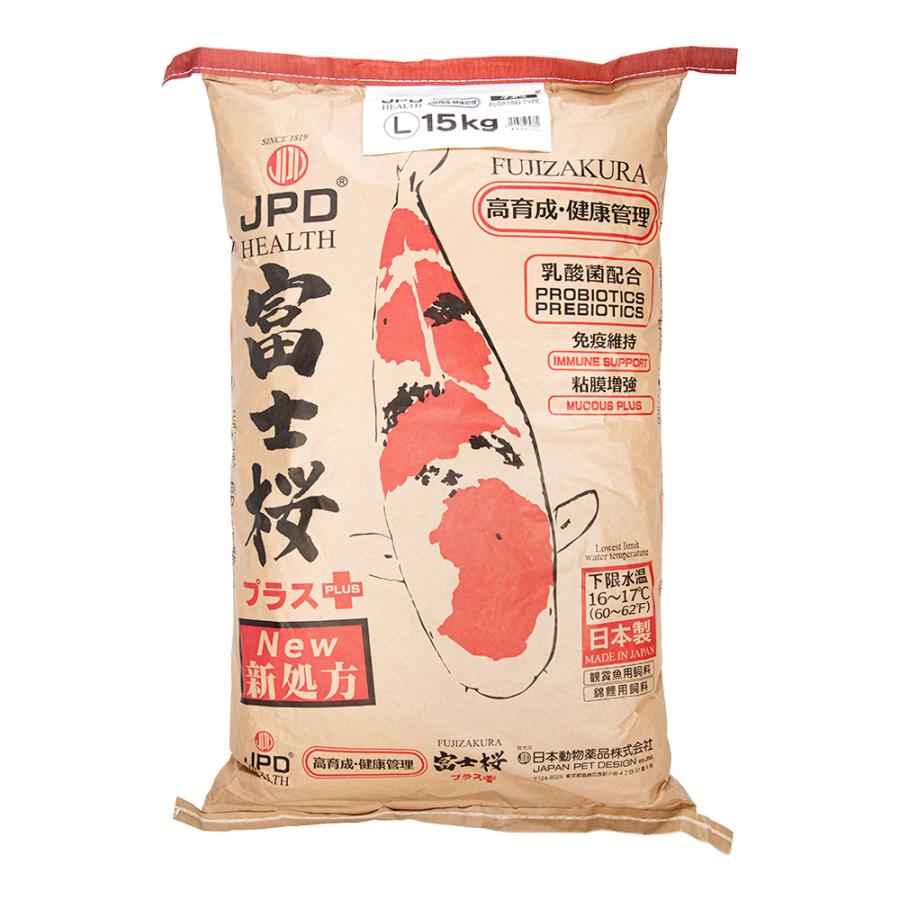 鯉の餌 日本動物薬品 ニチドウ 富士桜 L 15kg : チャーム charm