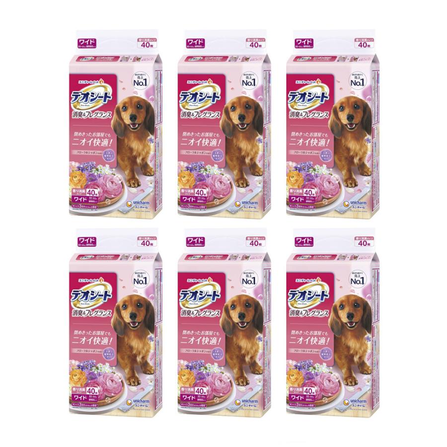 ペットシーツ デオシート 消臭＆フレグランス フローラルシャボンの