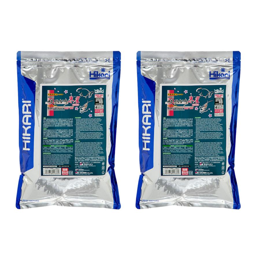 鯉の餌 キョーリン 咲ひかり 朱雀 沈下 SS 1kg×2 錦鯉 餌 飼料