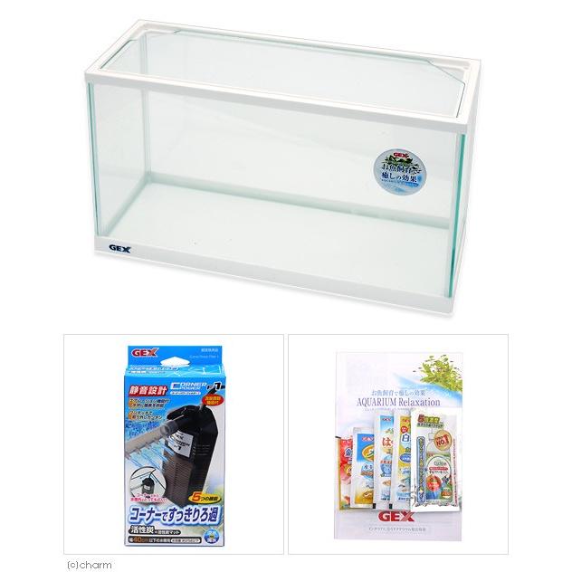 ｇｅｘ デスクボーイホワイト４５０ ５点水槽セット ４５ｃｍ水槽セット ジェックス お一人様１点限り チャーム Charm Paypayモール店 通販 Paypayモール