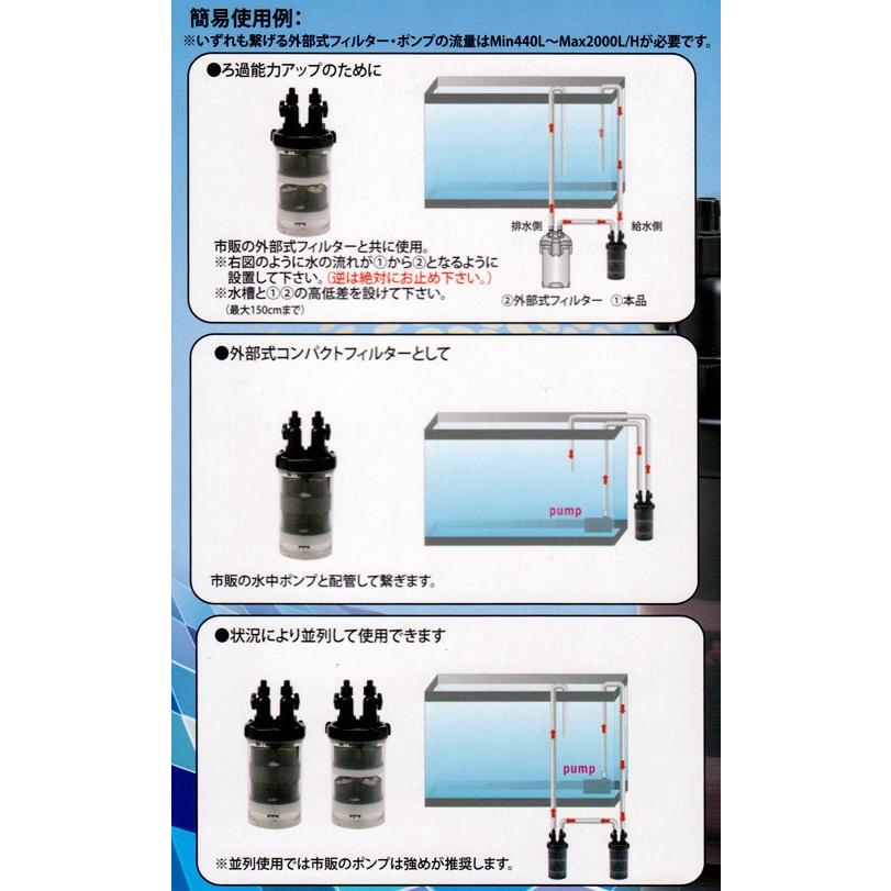 アズージャパン アズー 外部フィルター ポップアップ プレフィルター