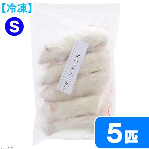 冷凍☆富城 アダルトラットS （5匹） 冷凍マウス 冷凍ラット 別途