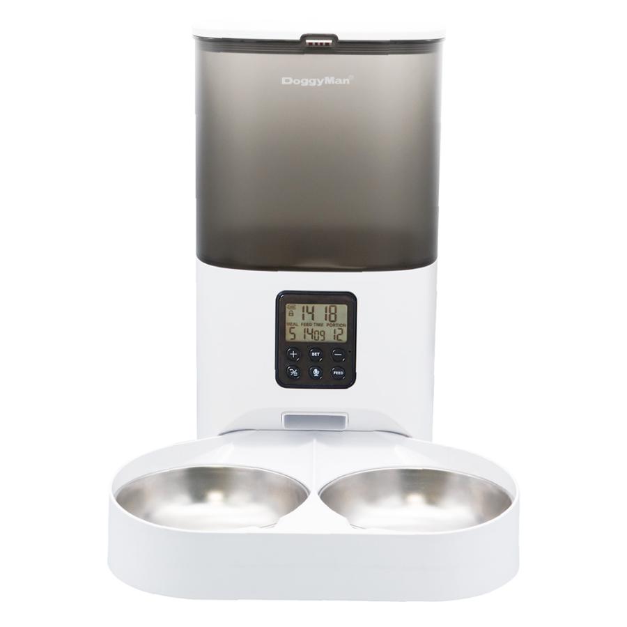 なかよく食べる 自動給餌食器 ツイン 容量6L : チャーム charm