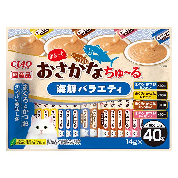 いなば CIAO チャオ まるっとおさかなちゅ〜る 海鮮バラエティ