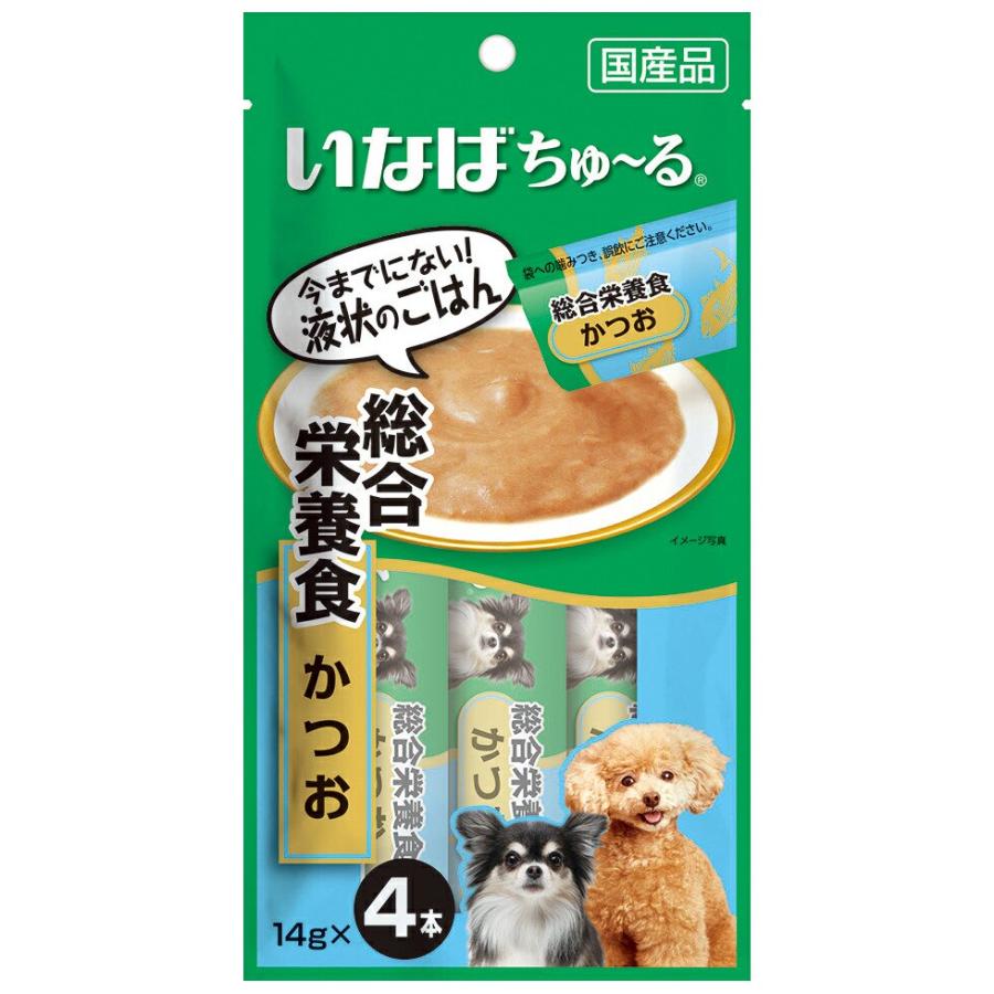 いなば ちゅ〜る 総合栄養食 かつお 14g×4本×48 ちゅーる