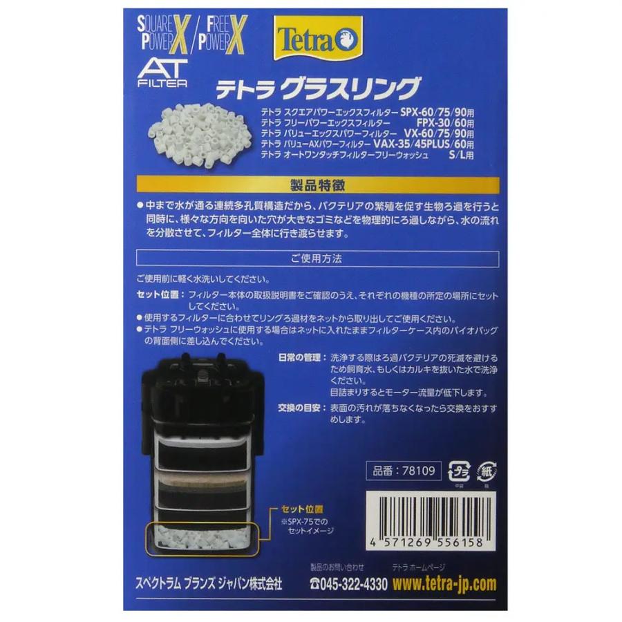 テトラ スクエアパワーエックスフィルター SPX−90 交換用ろ材