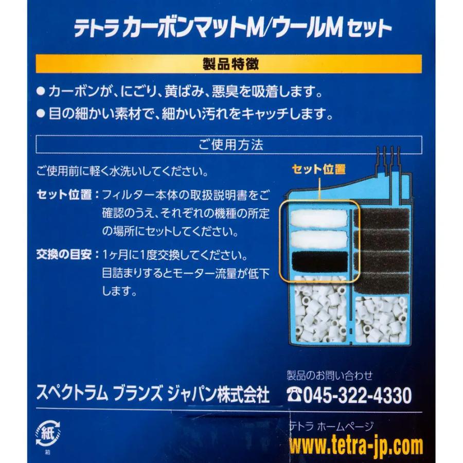 テトラ フリーパワーエックスフィルター FPX−60 交換用ろ材