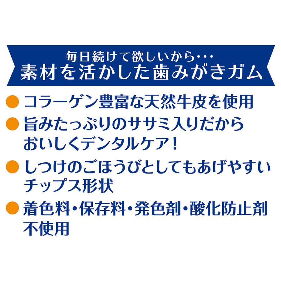 犬　おやつ　ペティオ　素材そのまま　天然牛皮とササミの歯みがきガム　チップス　７５ｇ |  | 06
