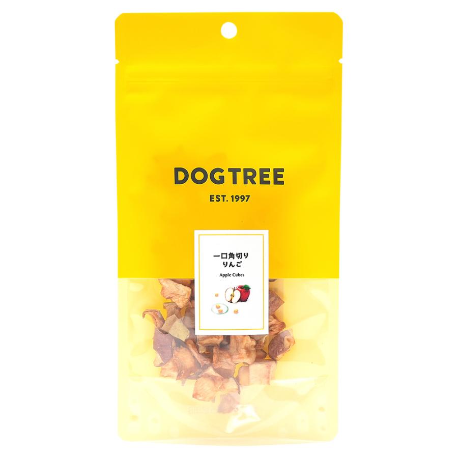 犬　おやつ　ドッグツリー　一口角切り　りんご　２５ｇ | 