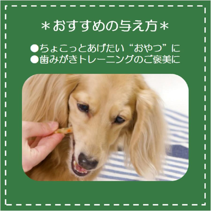 アウトレット品　ライオン　ペットキッス　ＰＥＴＫＩＳＳ　ワンちゃんの歯みがきおやつ　ササミスティック　野菜入り　の切れ端　８０ｇ　犬　おやつ | PETKISS | 03