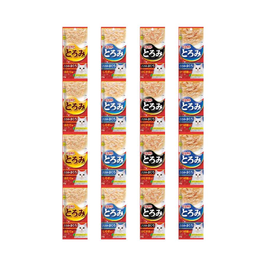 いなば CIAO とろみプチ4連パック（35g×4袋） 4種各1袋