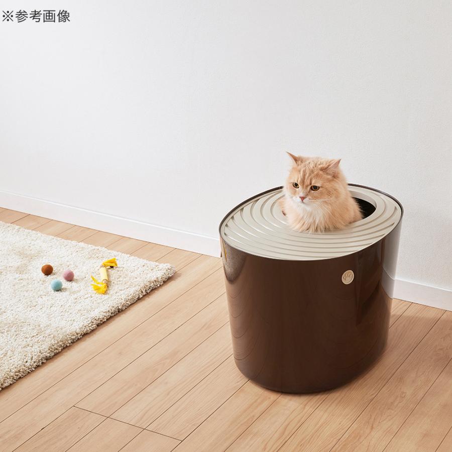 アイリスオーヤマ ラクリーン 上から猫トイレシステムタイプ ダーク