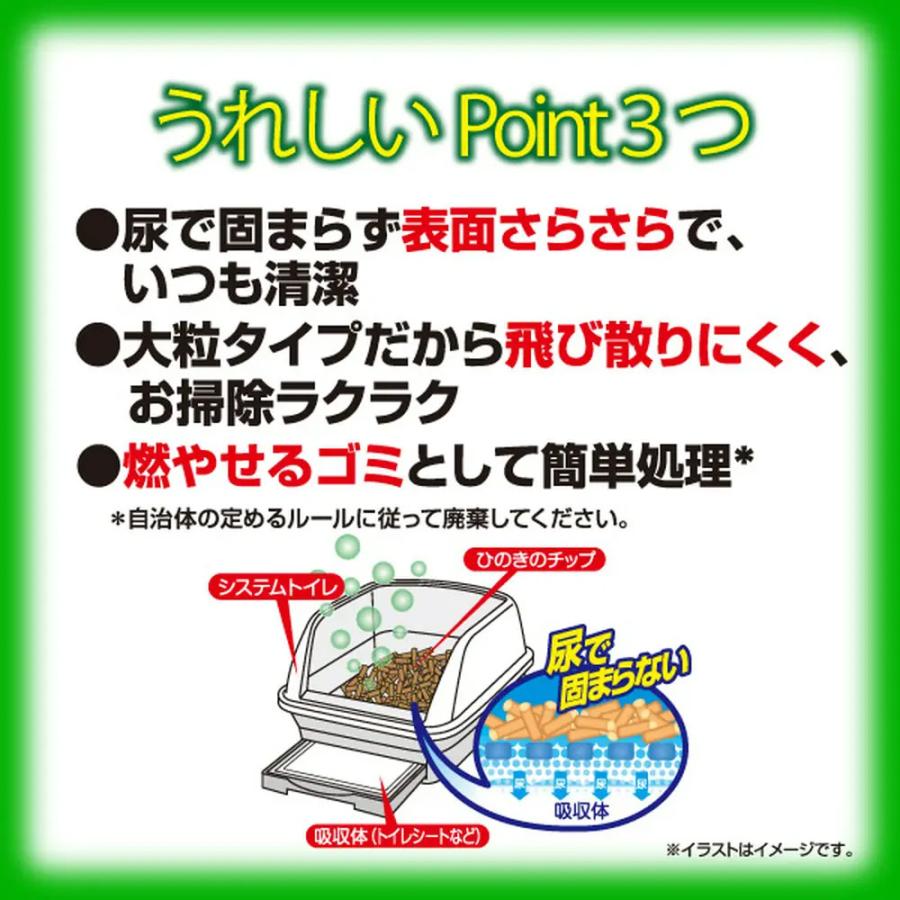 猫砂　クリーンミュウ　木製　国産天然ひのきのチップ　４．６Ｌ　大粒×５　ひのき　燃やせる |  | 02