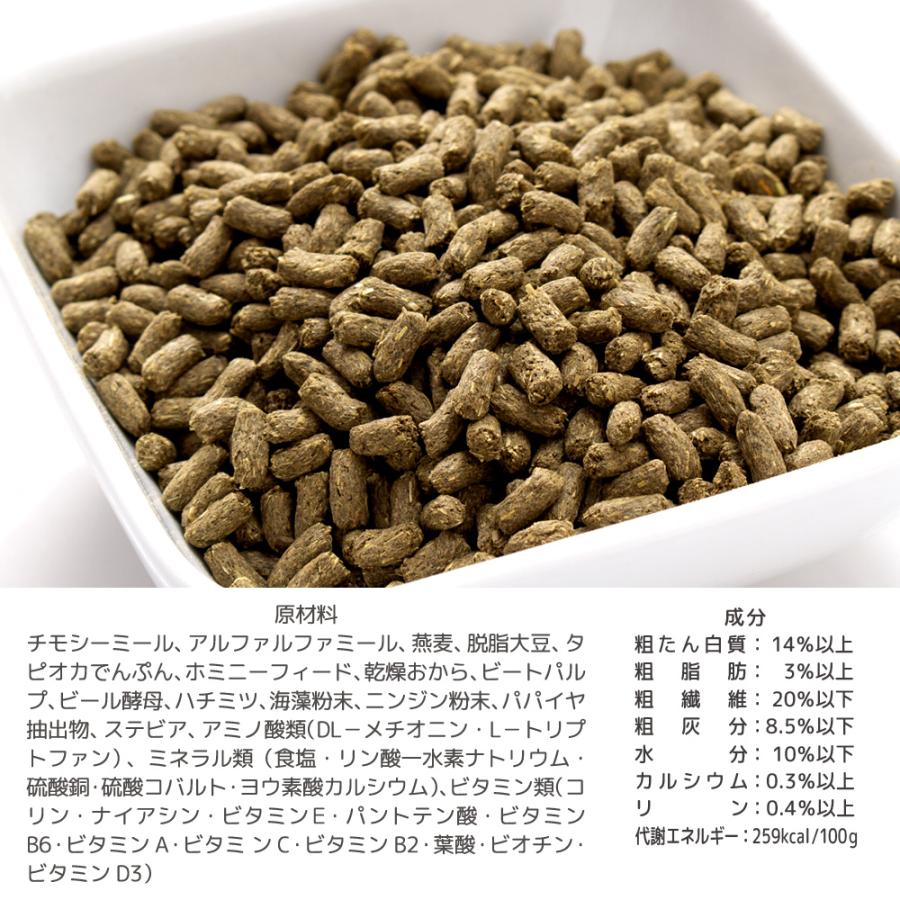 Leaf Corp 国産 モルモットの食事プレミアム1．2kg 国産くずの葉