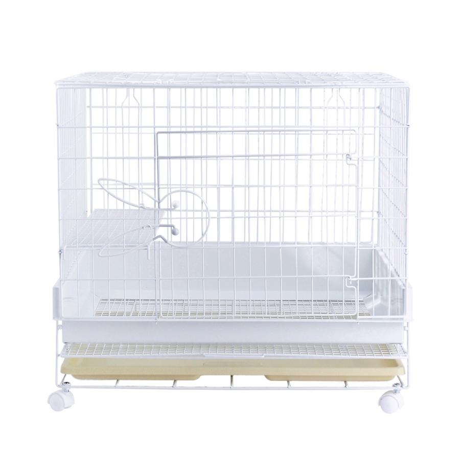アウトレット品 衛生的で丈夫なうさぎの鉄製ケージ Paypayモール店 ホワイト イエロー 組立確認済 うさぎ モルモット 小動物用品 沖縄別途送料 チャーム チャーム Charm 店 通販