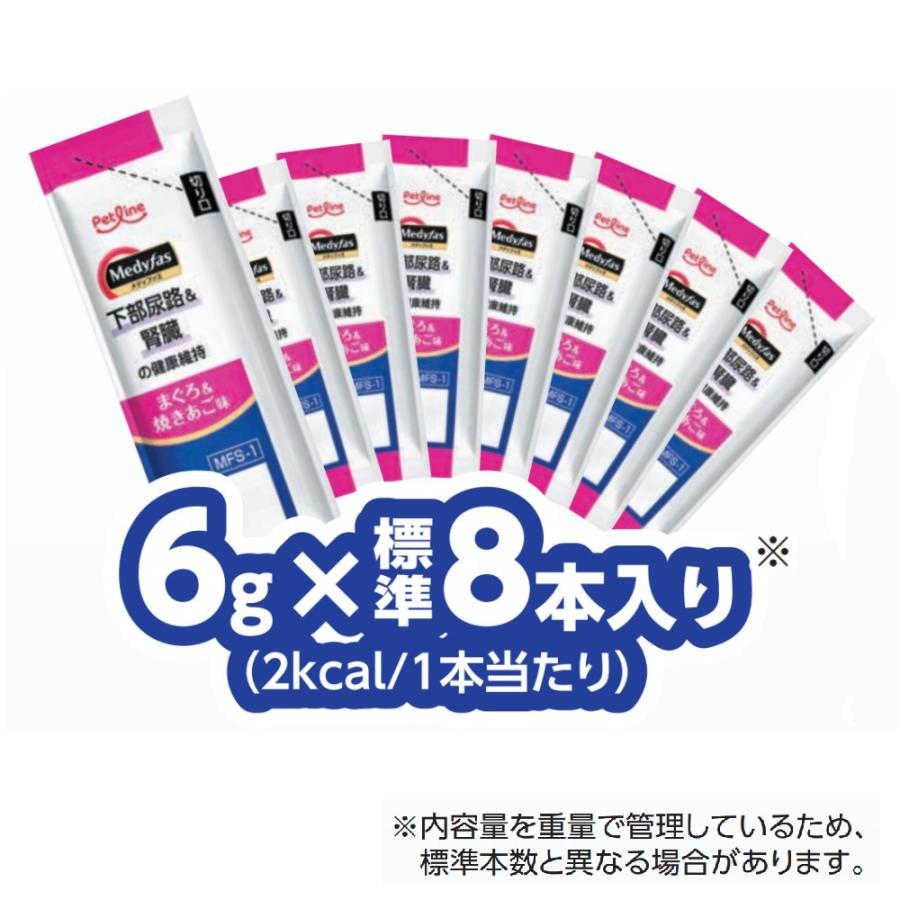 メディファス　スナック　下部尿路＆腎臓の健康維持　まぐろ＆焼きあご味　４８ｇ | メディファス | 03