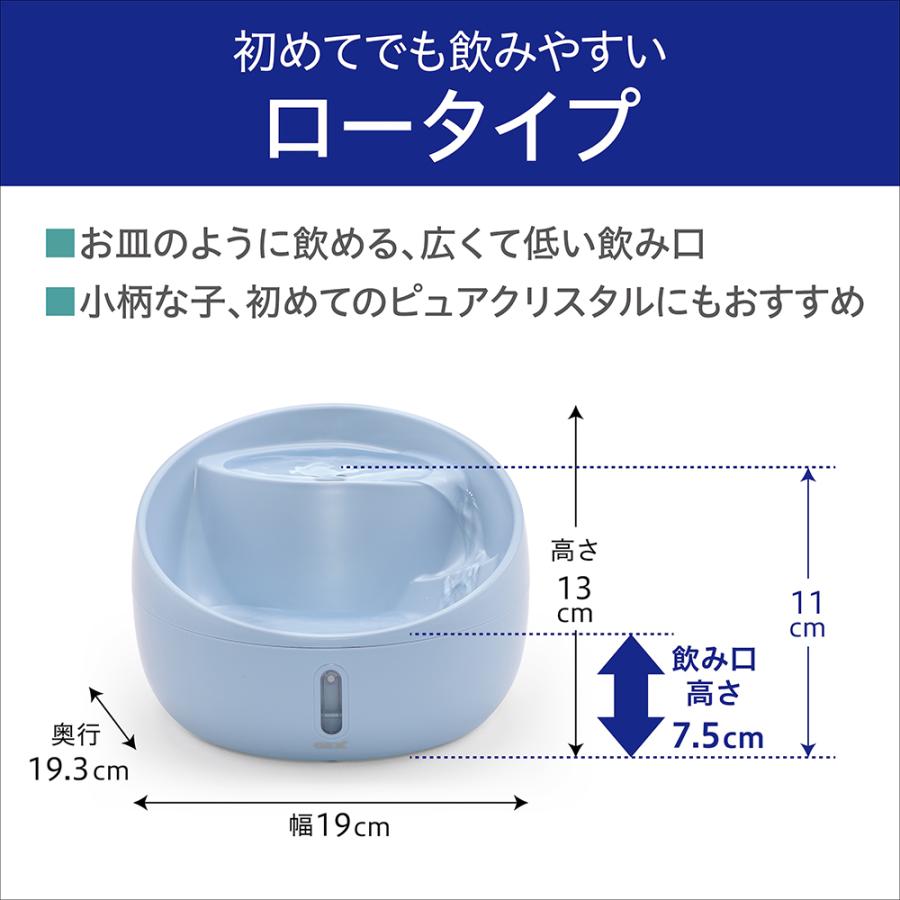 GEX ピュアクリスタル ハロー 犬用 ライラックブルー 950ml