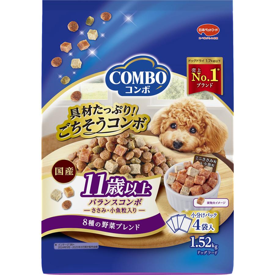 ドッグフード　コンボ　ドッグ　１１歳以上　１．５２ｋｇ（３８０ｇ×４袋入） |  | 01