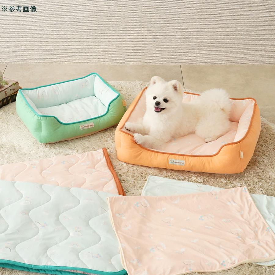 アウトレット品　犬　猫　ベッド　ひんやり　ミニサウルス　スクエアベッド　Ｓ　グリーン　訳あり |  | 06