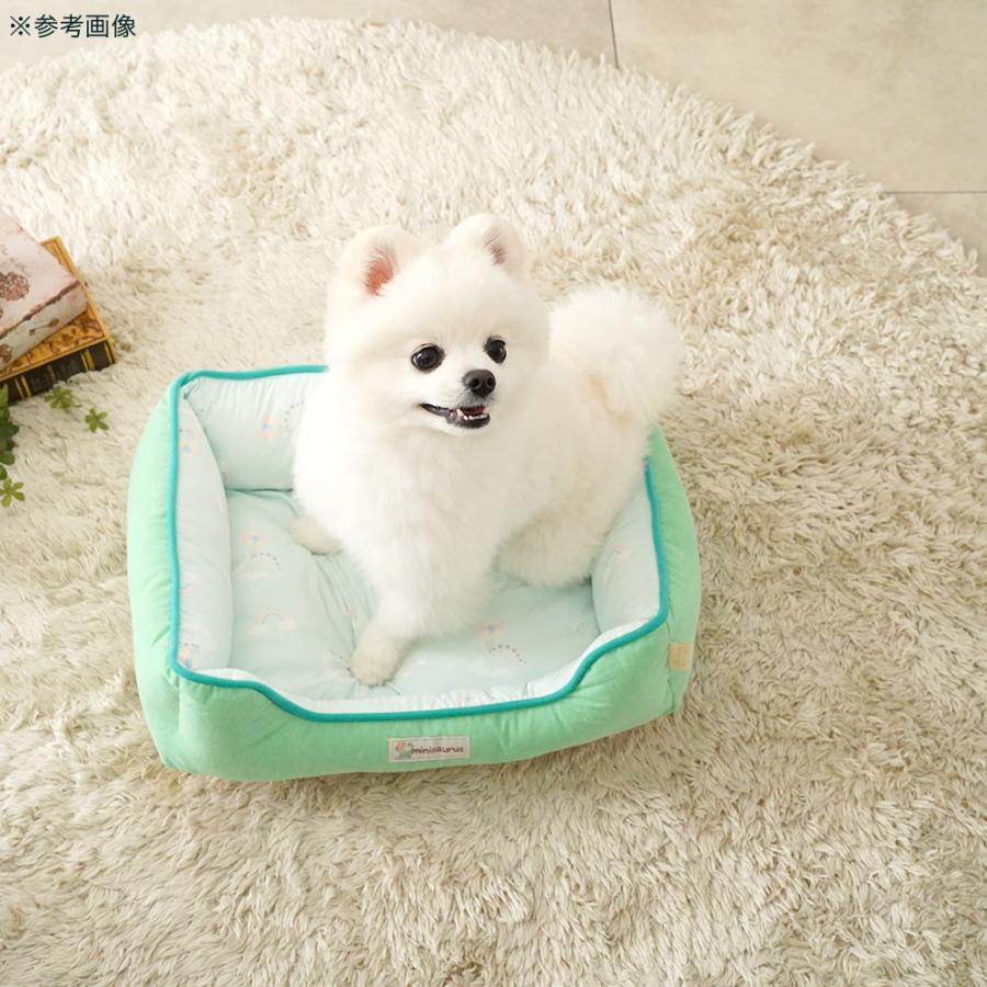 アウトレット品　犬　猫　ベッド　ひんやり　ミニサウルス　スクエアベッド　Ｍ　グリーン　訳あり |  | 04