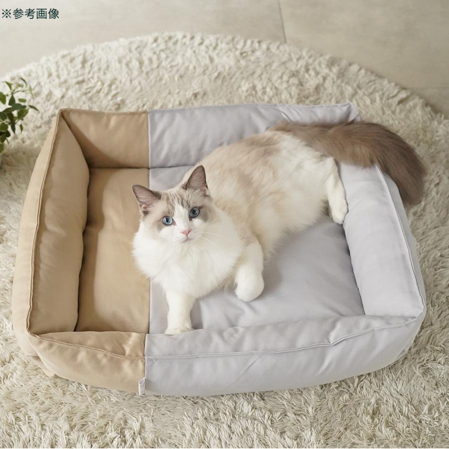 アウトレット品　犬　猫　ベッド　ココツートン　スクエアベッド　Ｓ　ブルーグレー　訳あり |  | 03