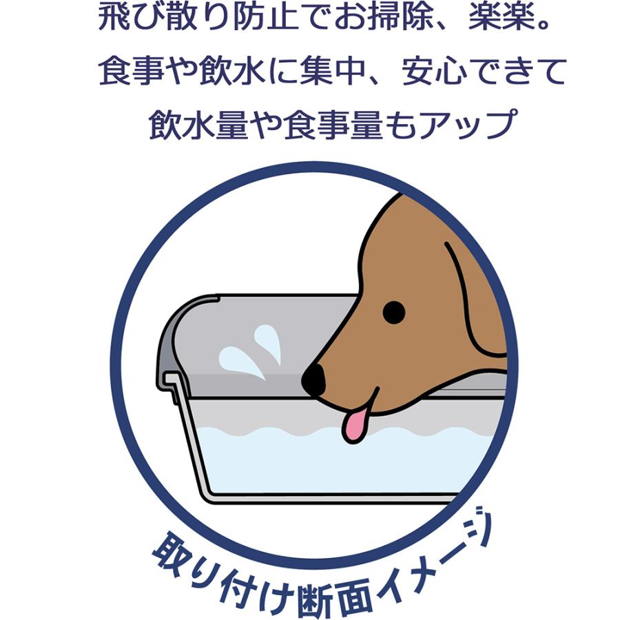 ドギーマン　飲み水・フードの飛び散り防止カバー　犬用　ドームタイプ |  | 02