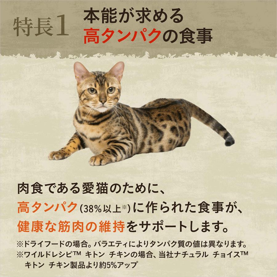 ニュートロ　猫　キャット　ワイルド　レシピ　アダルト　チキン　成猫用　１ｋｇ　お一人様５点限り｜chanet｜02