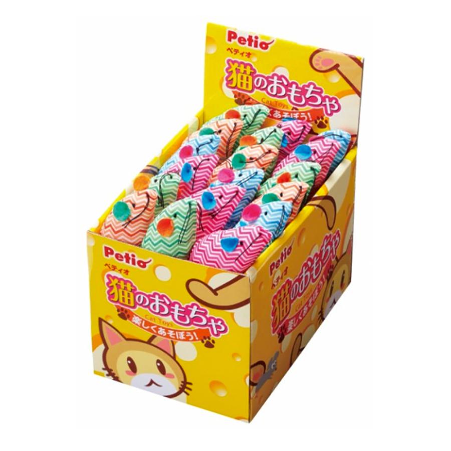 Petio（ペティオ） 猫じゃらし カラフルマウス またたび付き 1個（色