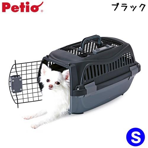 Petio 2ドア スマイルキャリー ブラック S