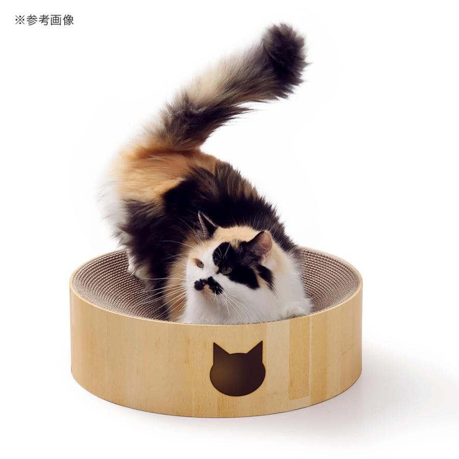 猫壱（necoichi） 猫用 爪とぎ バリバリボウル ライトブラウン 猫用