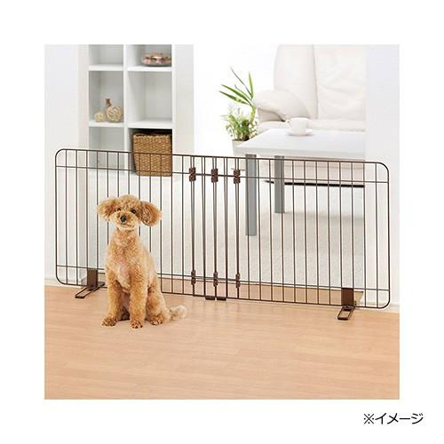 リッチェル　伸縮スタンド簡易ペットゲート９０−１２０茶 | リッチェル | 02