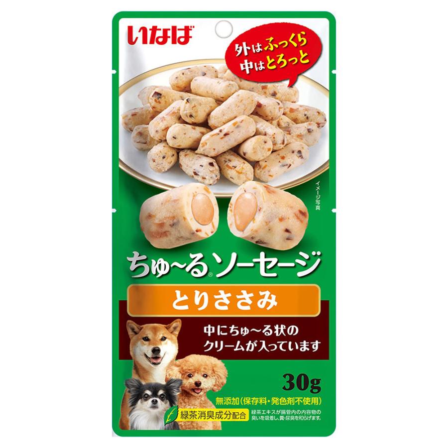 いなば　ちゅ〜るソーセージ　とりささみ　３０ｇ | 