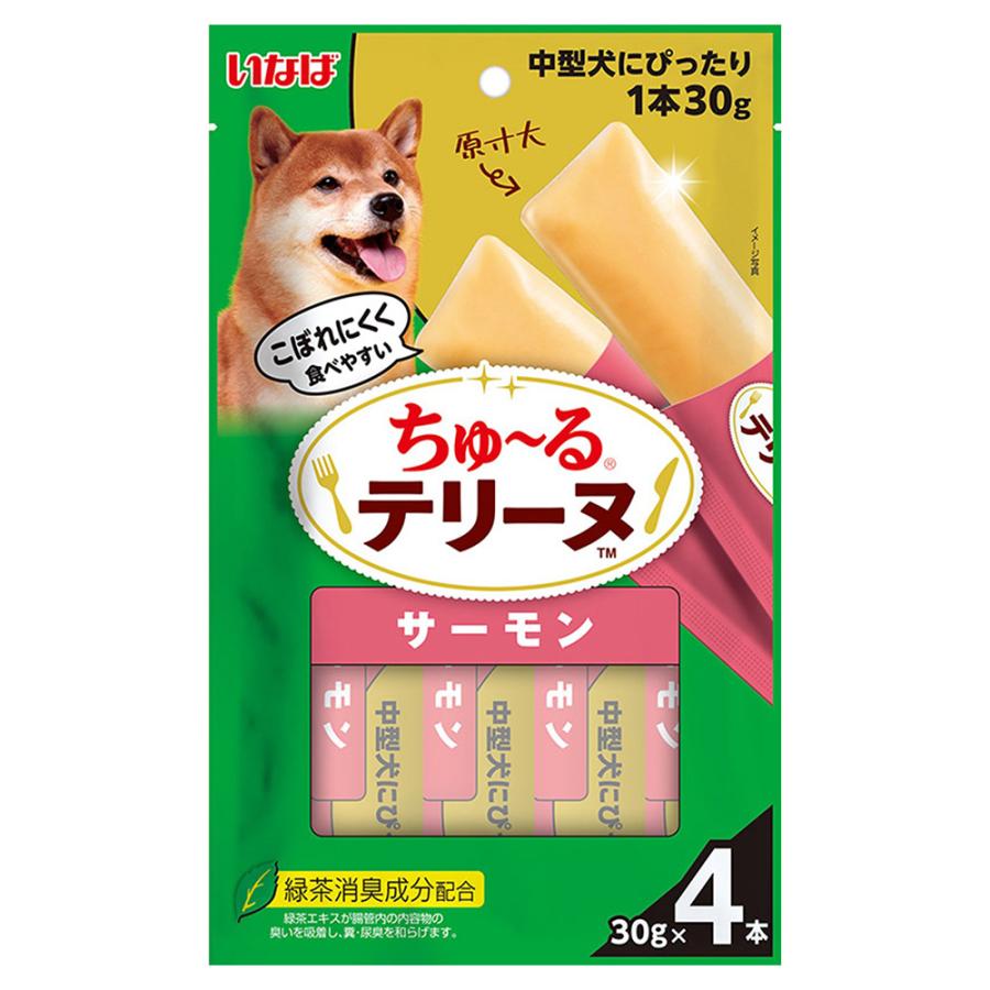 いなば　ちゅ〜るテリーヌ　中型犬用　サーモン　３０ｇ×４本 | 