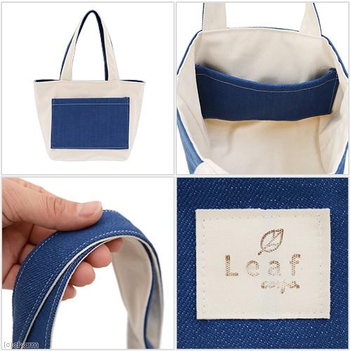 おでかけトートバッグ　帆布＆デニム　ハンドメイド　お揃い | Leaf Corp | 02