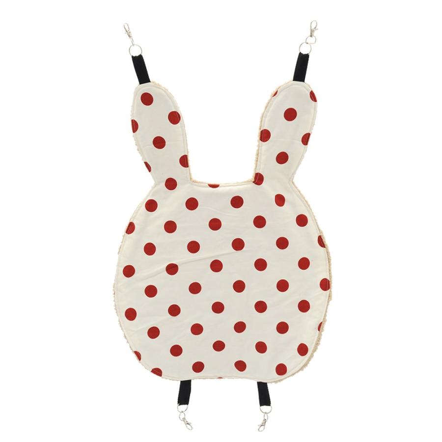 三角コーナーハンモック（うさぎとヤギ）リバーシブル  2枚組 1250円 Leaf Corp うさぎハンモック ほりほりマット リバーシブル