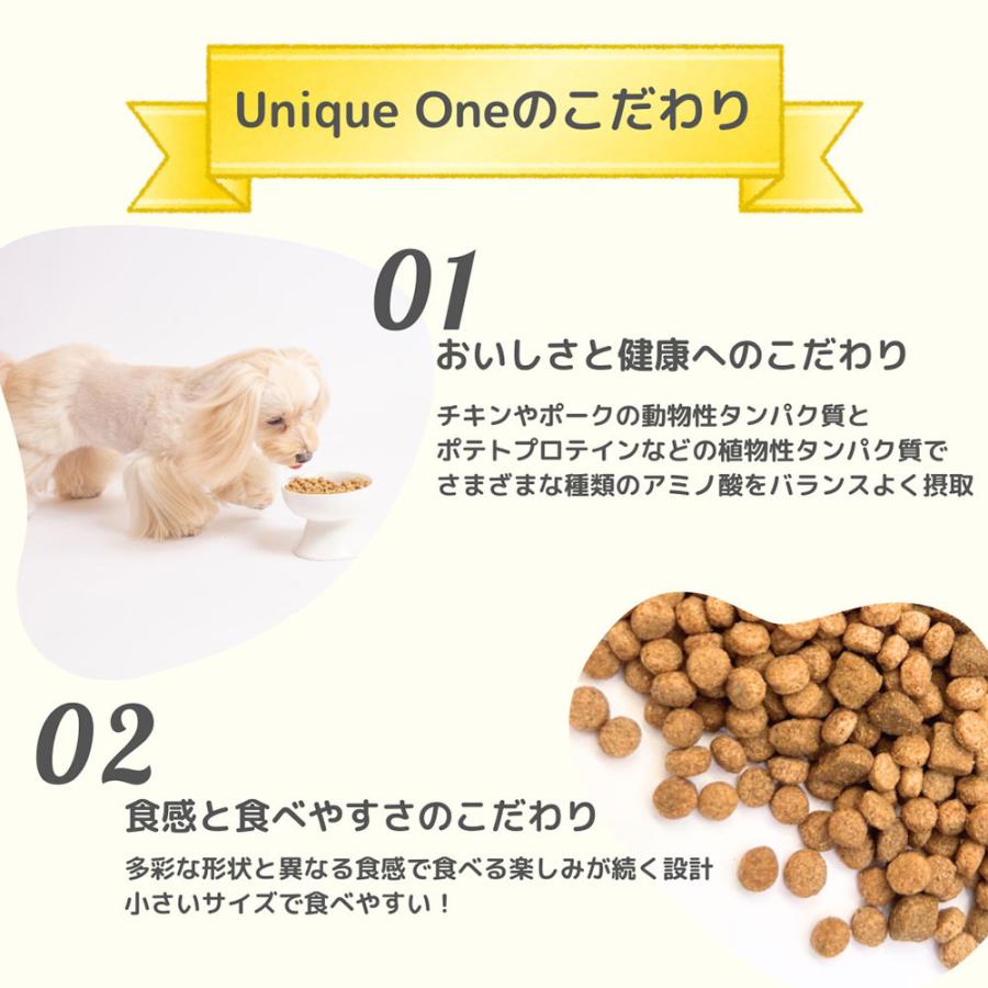 ドッグフード　ミックス犬　ブーリアン　Ｕｎｉｑｕｅ　Ｏｎｅ（ユニーク　ワン）　ポメチワ　８００ｇ |  | 02