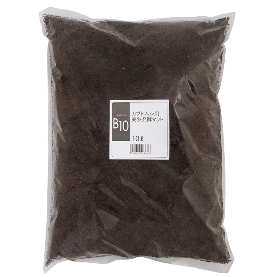 直輸入品激安 昆虫マット B10 かぶとマット 10L 無添加 幼虫用 お一人様5点限り ●ミタニ 極上発酵マット 10L 昆虫 マット