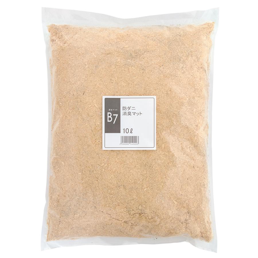 昆虫マット　Ｂ７　ぼうダニ＆しょうしゅうマット　１０Ｌ　成虫用　微粒子　防ダニ　消臭　針葉樹 の商品画像